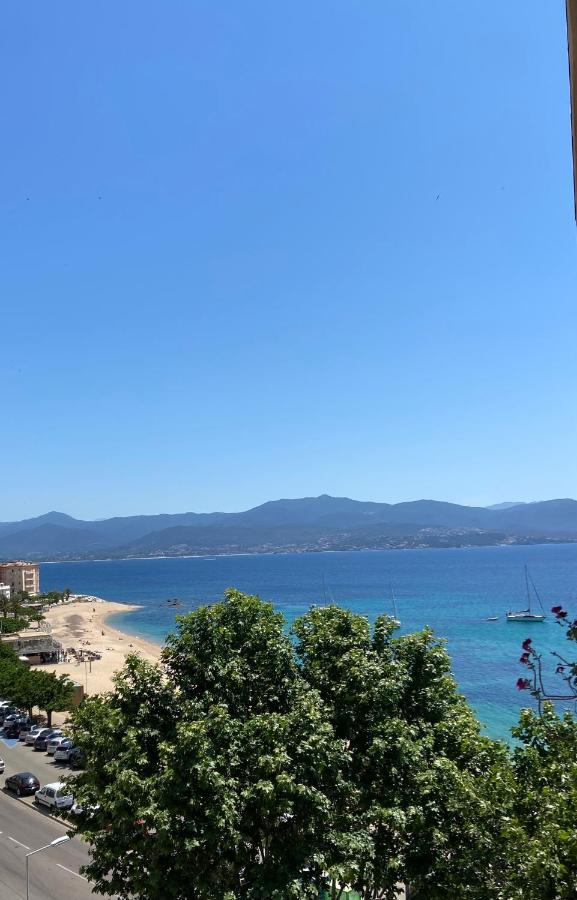 Ajaccio Magnifique T2 37M2 Centre Ville Vue Mer Au Bord De La Plage Neuf 4 Couchages Balcon Parking Prive Ferme Clim Wifi Екстериор снимка